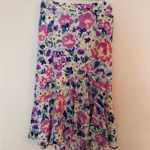 Soho Apparel Multicolor Floral A-Line Skirt